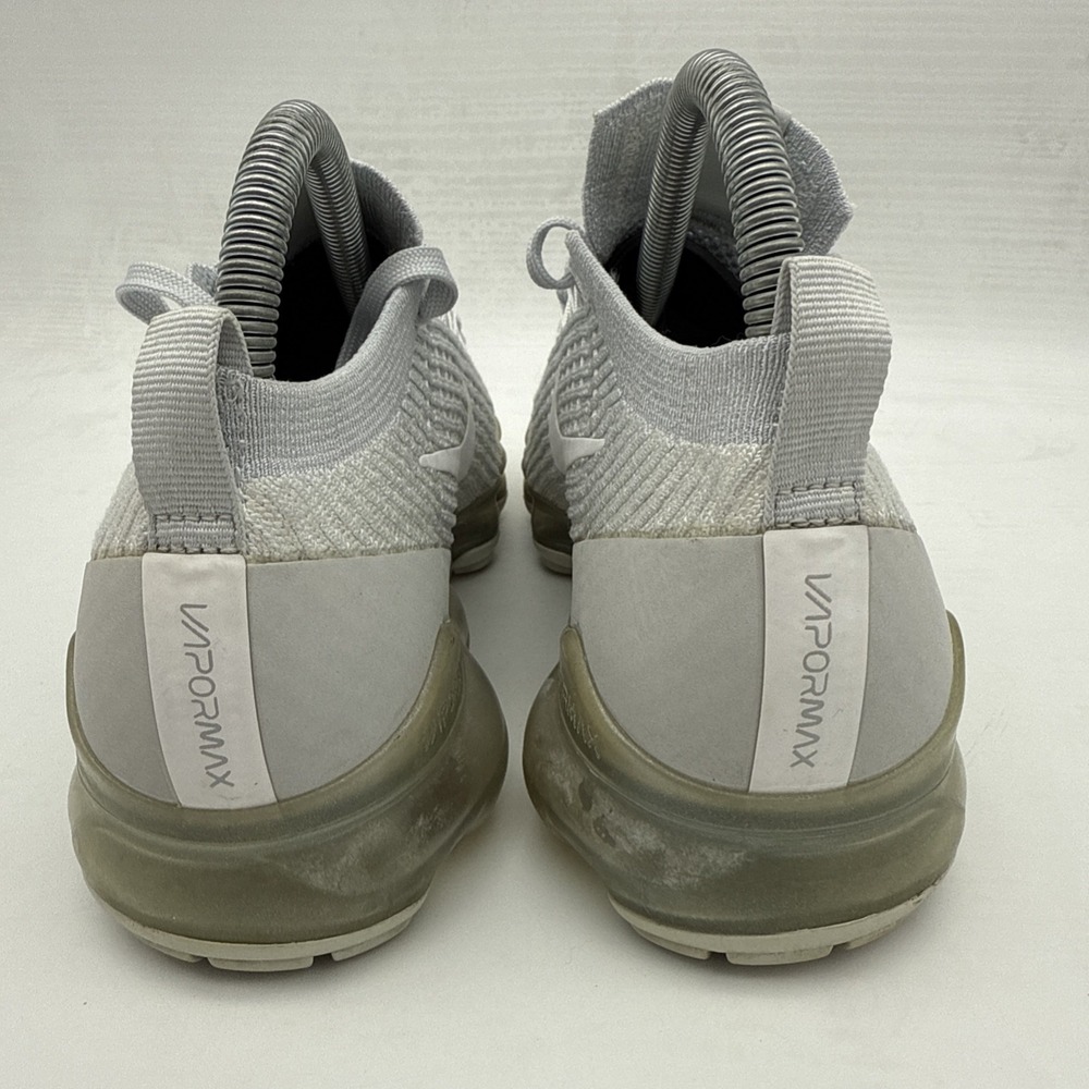 Nike Women's US 7.5 Air Vapormax Flyknit 3 AJ6910-100 White Pure Platinum Shoes - Picture 8 of 16